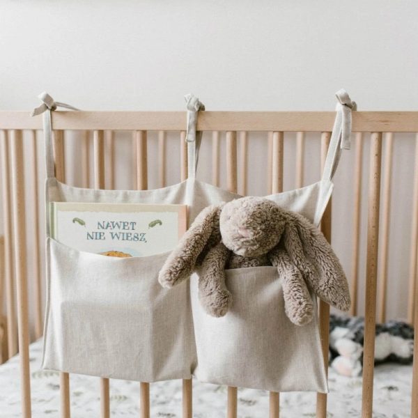 Bedside Storage Baby Crib Organizer