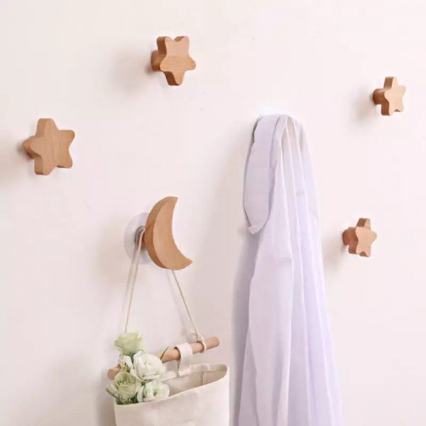 Children's Decorative Wooden Clothing Hook Set - Image 6