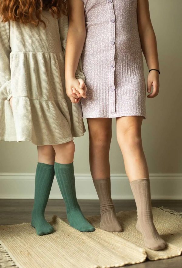 Organic Ribbed Knee High Socks - Image 3